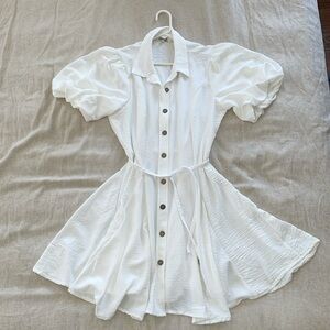 Beech Dress | White | Size XL